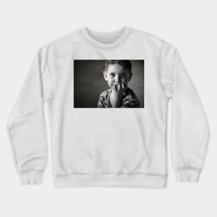 I wonder if Mom's seen what I did to the bathroom yet? Crewneck Sweatshirt